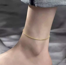 Women's Fashion Jewelry Gold Or Silver Snake Chain Anklet Ankle Bracelet 1-37