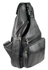Men's Sling Backpack Genuine Leather Chest bag Crossbody Bag Shoulder Bag