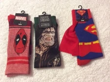 Bioworld Socks Lit Of 3 Size 8-12