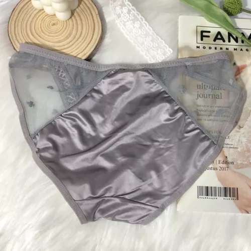 Pack Of 5 Womens Sexy French Satin Panties Briefs Underwear Lot String Bikinis - Picture 7 of 13