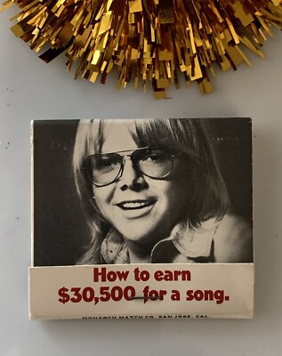 The 1975 American Song Festival ~ Earn $35,000 ~ Vintage HTF Matchbook ~
