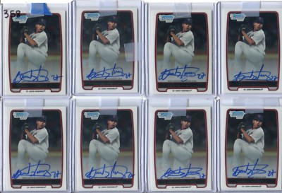 (1) Carlos Martinez 2012 Bowman Chrome Prospects RC rookie auto autograph ~HoF~