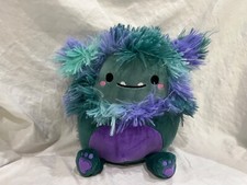 Original Squishmallows 8" JT the Teal  Purple Bigfoot Sasquatch Plush New