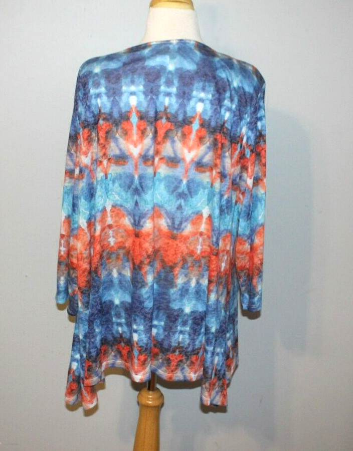 Plus Size 2X Ruby Rd Red White Blue Lightweight S… - image 4