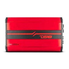 DS18 SXE-1200.4 Car Amplifier Class A/B 4-Channel Full-Range - Compact Size Amp