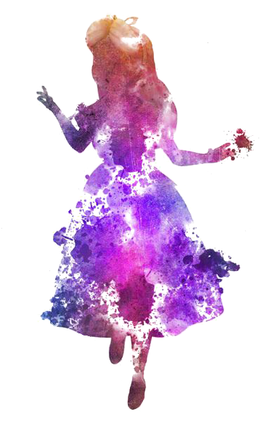Alice in wonderland sticker weatherproof  bumper vinyl decal
