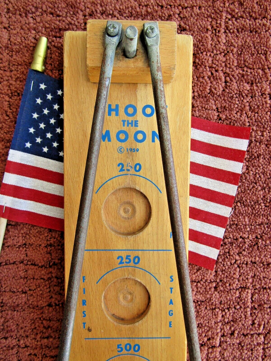 Vintage 1959 Drueke Shoot the Moon Skill Game - NO BALL | eBay