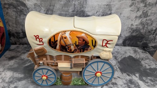 Roy Rogers (Trigger & Dale Evans) Chuckwagon Cookie Jar Limited Edition Vintage - Picture 6 of 24