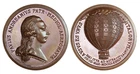 P277, Italy, 1934 Br Medal by Johnson, Paolo Andreani, First flight, Air balloon