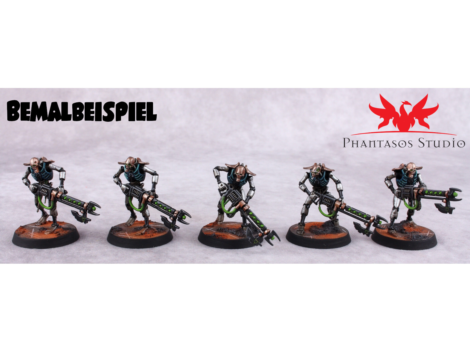 Thumbnail - Warhammmer 40000, Necrons, Necronkrieger Mit Canoptek Skarabäen,