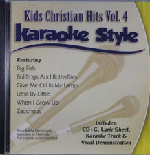 Kids Christian Hits Vol. 4 Christian Karaoke Style NEW CD G Daywind, Sealed