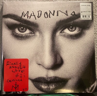 33t Madonna - Endlich genug Liebe Remixed - LIMITED EDITION CLEAR - LP