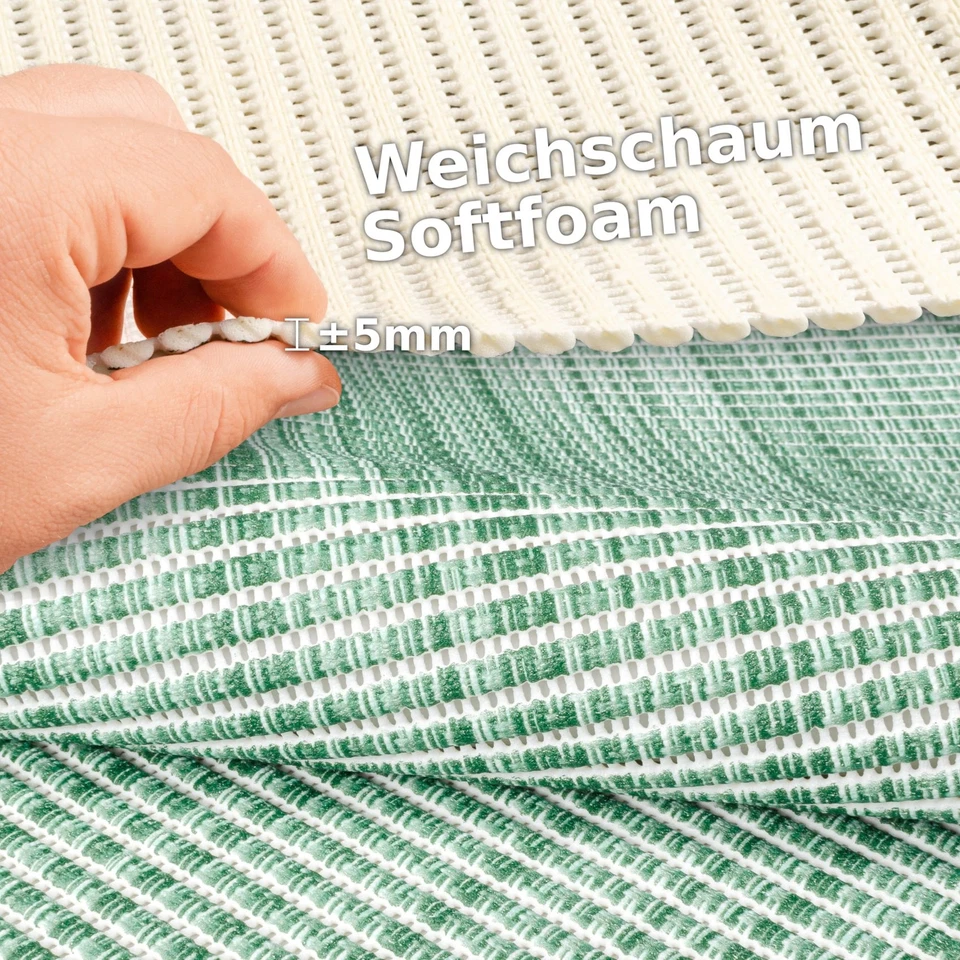 Weichschaummatte Breite Bademate Meterware Antirutschmatte Vorleger Uni 65cm - Bild 2 von 4