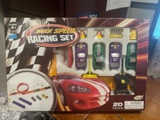 2016 Ankyo Max Speed Racing Set 20pcs 4 Cars Loop Track Launcher NEW