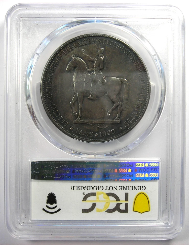 1900 Lafayette Silver Dollar $1 Coin - Certified PCGS Uncirculated Detail UNC MS - Image 3 of 4
