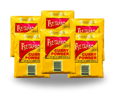Beta Pac 100%  Jamaican Curry Powder 110g, Best Seller  - Pack of 6