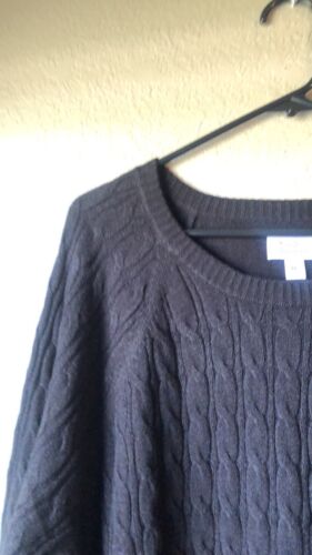 New Croft & Barrow Sweater Women’s Black Long Sleeve Crew Neck Soft Sweater XXL - Picture 2 of 13