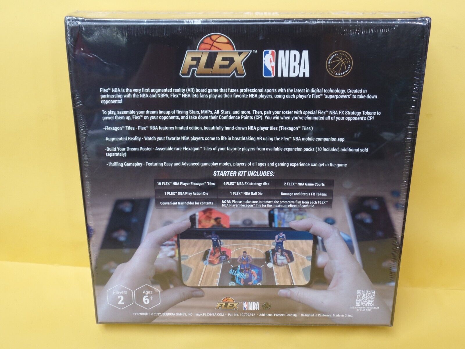 Sequoia Games NBA Series 2 Flex Sports Game | Deluxe 2 Player Starter Set