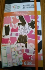 The Happy Planner MAMBI Fitness Accessory Sticker Sticky Note Book Pack 638 pcs