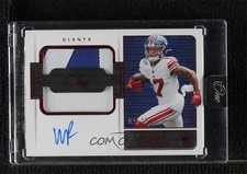 2022 Panini One Rookie Red 2/25 Wan'Dale Robinson #41 Dual Patch Auto 11fq