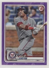 2020 Bowman Purple 179/250 Starlin Castro #84 1u6