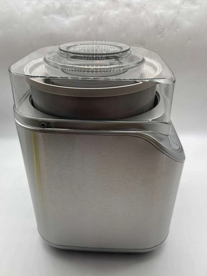 Máquina para hacer helados Cuisinart ICE-70P1 2 cuartos de galón de acero inoxidable - Caja abierta Foto 4 de 4