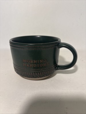 Hearth & Hand Magnolia Morning, Handsome Coffee Mug Green Stoneware 