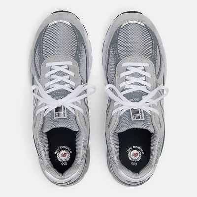 New Balance 990 v4 Sneakers Made in USA Grey Silver U990GR4 Men's
