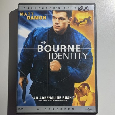 Universal Studios Bourne Identity Matt Damon Doug Liman Collector's DVD