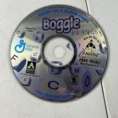 Boggle CD-ROM Windows 95 Video Game Full Version Puzzle