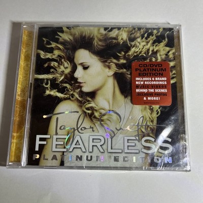 SEALED!! NEW Taylor Swift Fearless Platinum Edition CD/DVD Set ..Big Machine 