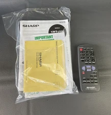 Sharp TV VCR Remote Manual (13VT-J100, 1997) Tested remote, and manual only