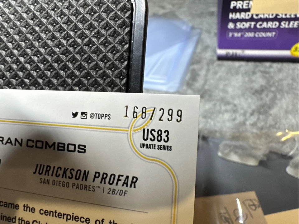 SN 168/299 Raro 2022 Topps UP Pic Perfect #US83 bub FOIL- Machado Profar Padres Foto 4 de 4