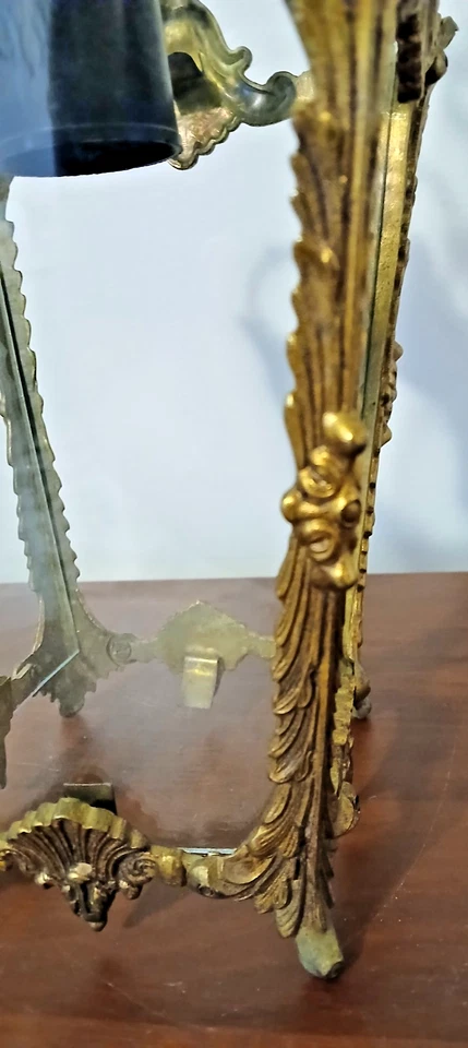 Lanterna estilo Louis XVI dourada clara - Imagem 4 de 4