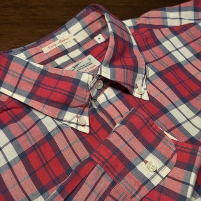 GANT Rugger ''Vacay Madras'' Men's Long Sleeve Button-Down Shirt Medium