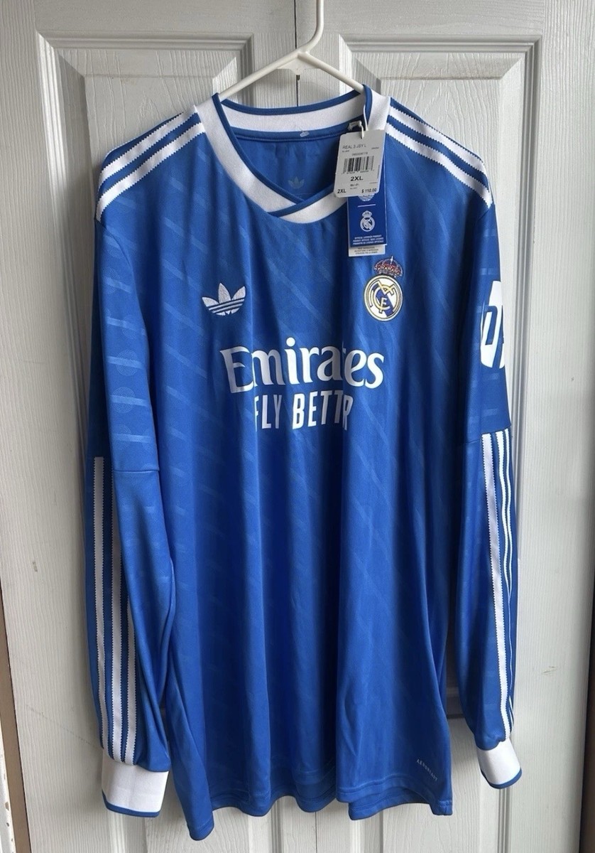 Adidas Trefoil Blue Real Madrid 3rd Alternate Jersey 25/26 Kit