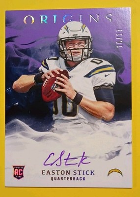2019 Panini Origins Rookie FOTL Purple 16/17 Easton Stick #RA-ES Auto Signed RC