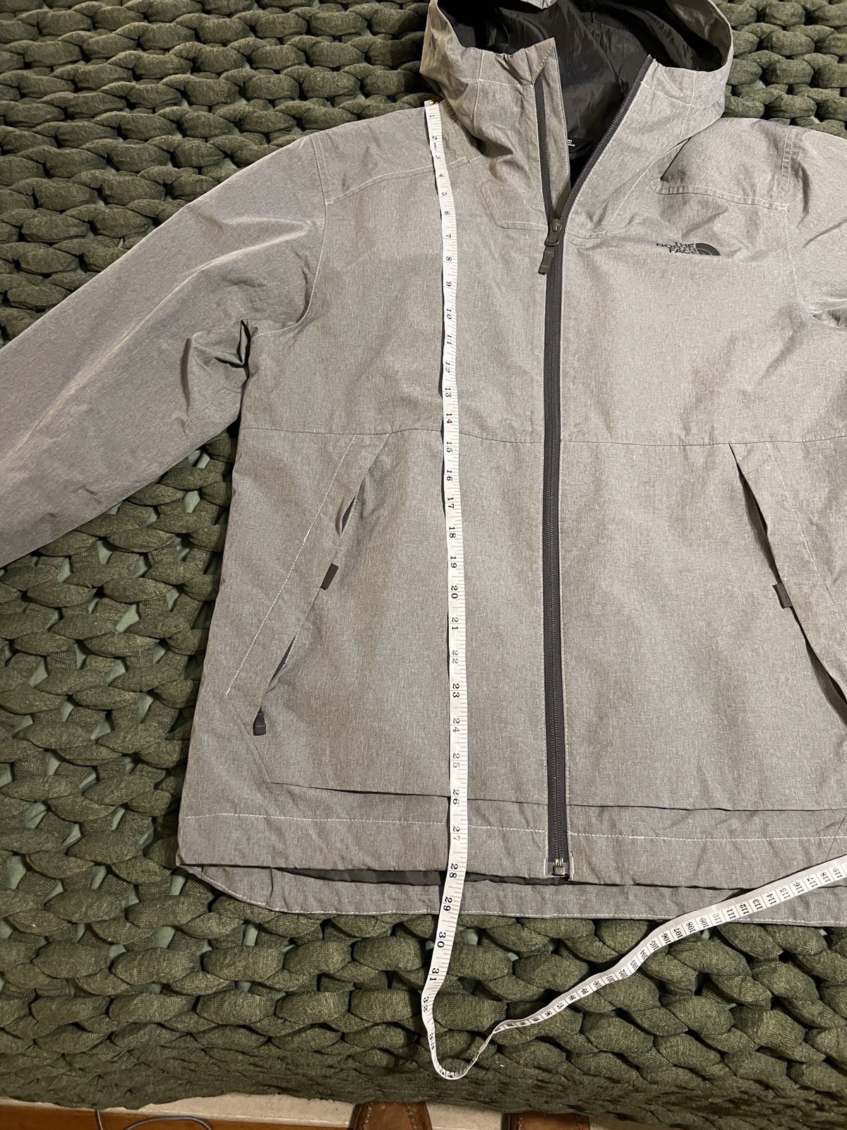 Northface Grey Rain Jacket - Medium - image 6