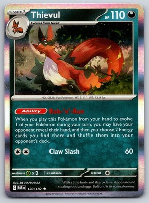Thievul Holo 120/182 SV04: Paradox Rift Rare MP