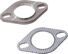 Rwraps Stainless Steel Exhaust Flange 2 Bolt 2.5" 2 2.5 Inch 