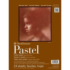 Strathmore 400 Series Tape Bound Pastel Pad 9x12 Textured Surface 80 lb