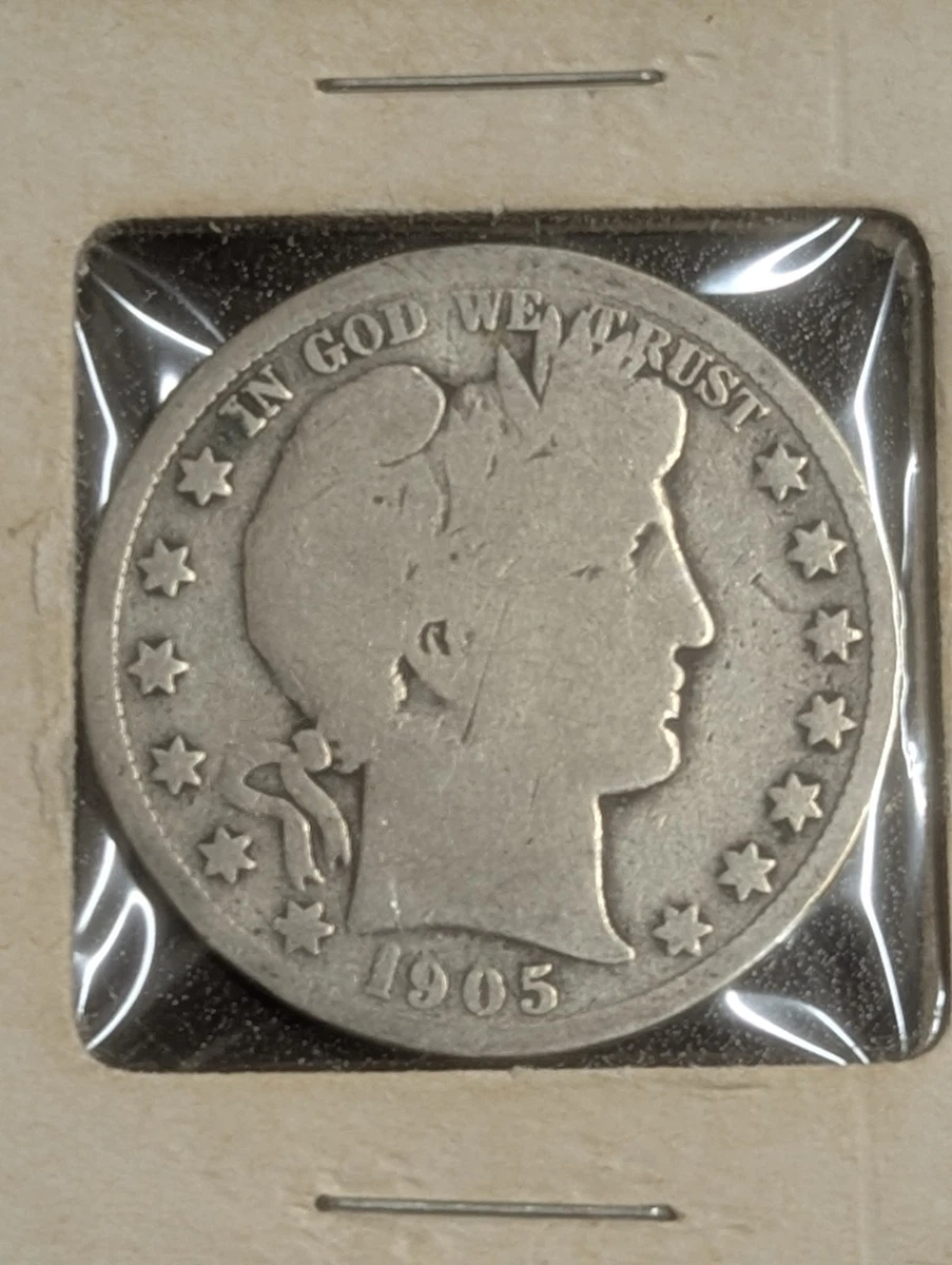 1905 Year Barber Half Dollars (1892-1915) for sale | eBay