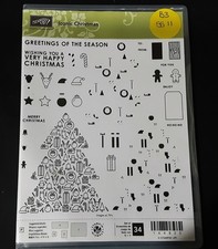 Stampin Up Iconic Christmas Set Of 34 Tree Holiday New