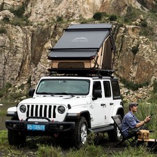 Wild land Bush Cruiser Version 2 Roof Top Tent 140 With Ladder Hardshell 4WD Cam