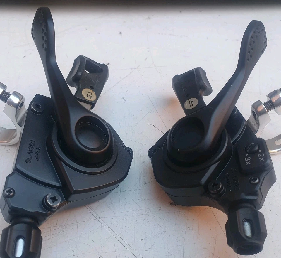 Shimano XTR M980 2/3 x 10s Shifter Set. SL-M980 + Cable Kit *SERVICED* ExCon - Image 3 of 4