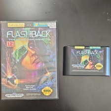 U.S. Gold Flashback: The Quest for Identity (Sega Genesis, 1993) w/ Case/Box