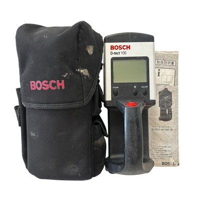 BOSCH D-tect 100 DETECTOR-WALL SCANNER Concrete D-tect-100 D-tect100 W/Case