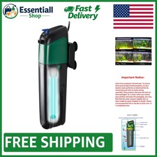 Durable Submersible UV Aquarium Filter - Cleans Freshwater Saltwater Tanks
