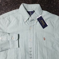 NWT Polo Ralph Lauren Flesh Pony Button Down Oxford Preppy Classic Mens Small