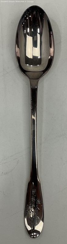 Vintage Gorham Silverplate General De Rochambeau Serving Spoon